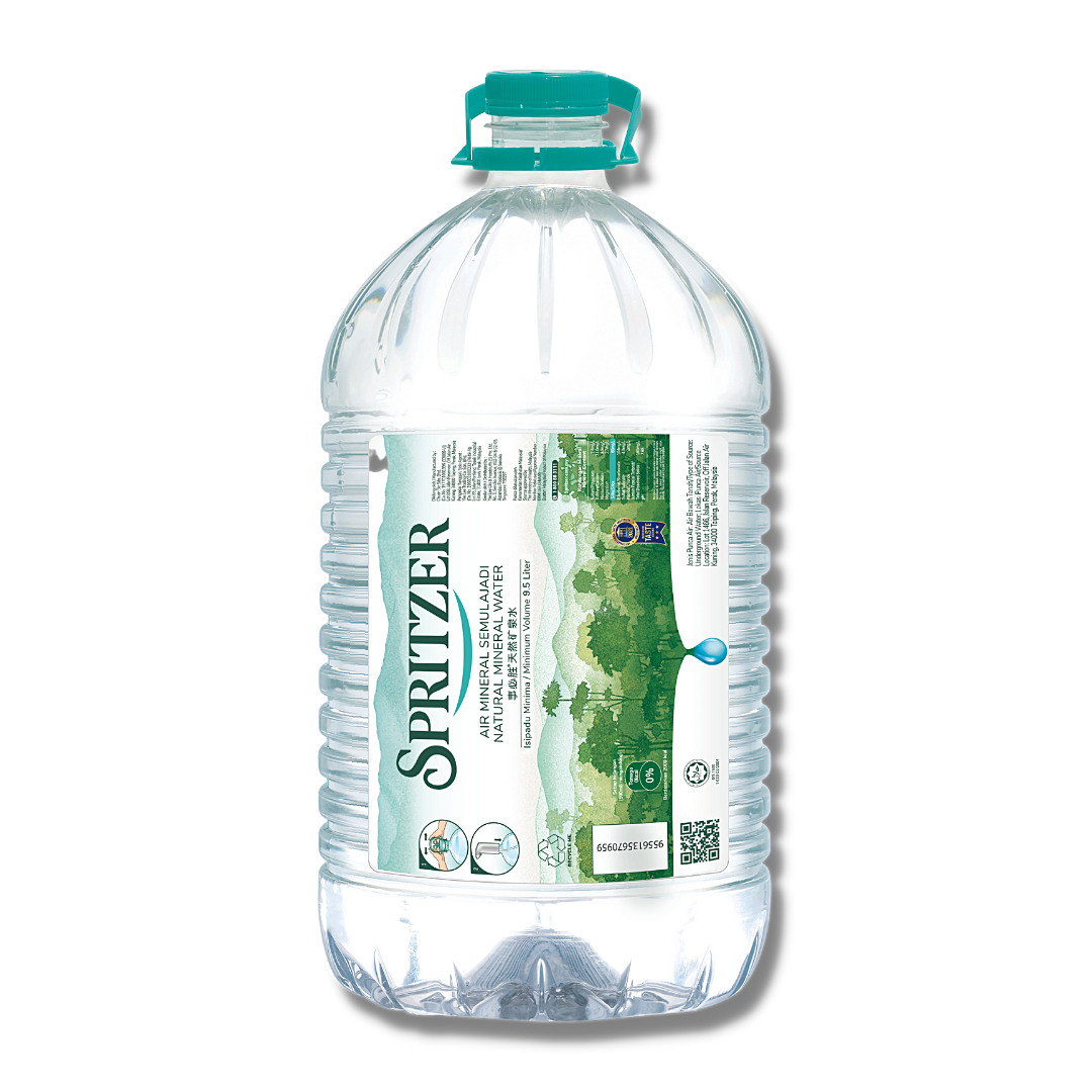 Miizu Spritzer Natural Mineral Water 2x9.5L